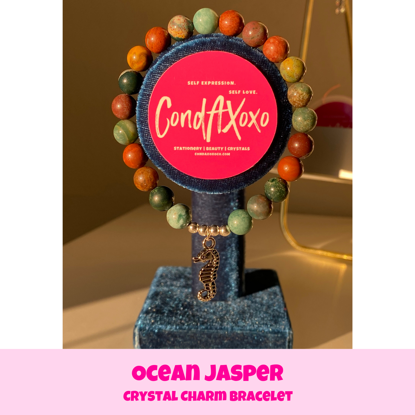 Ocean Jasper Crystal Bracelet