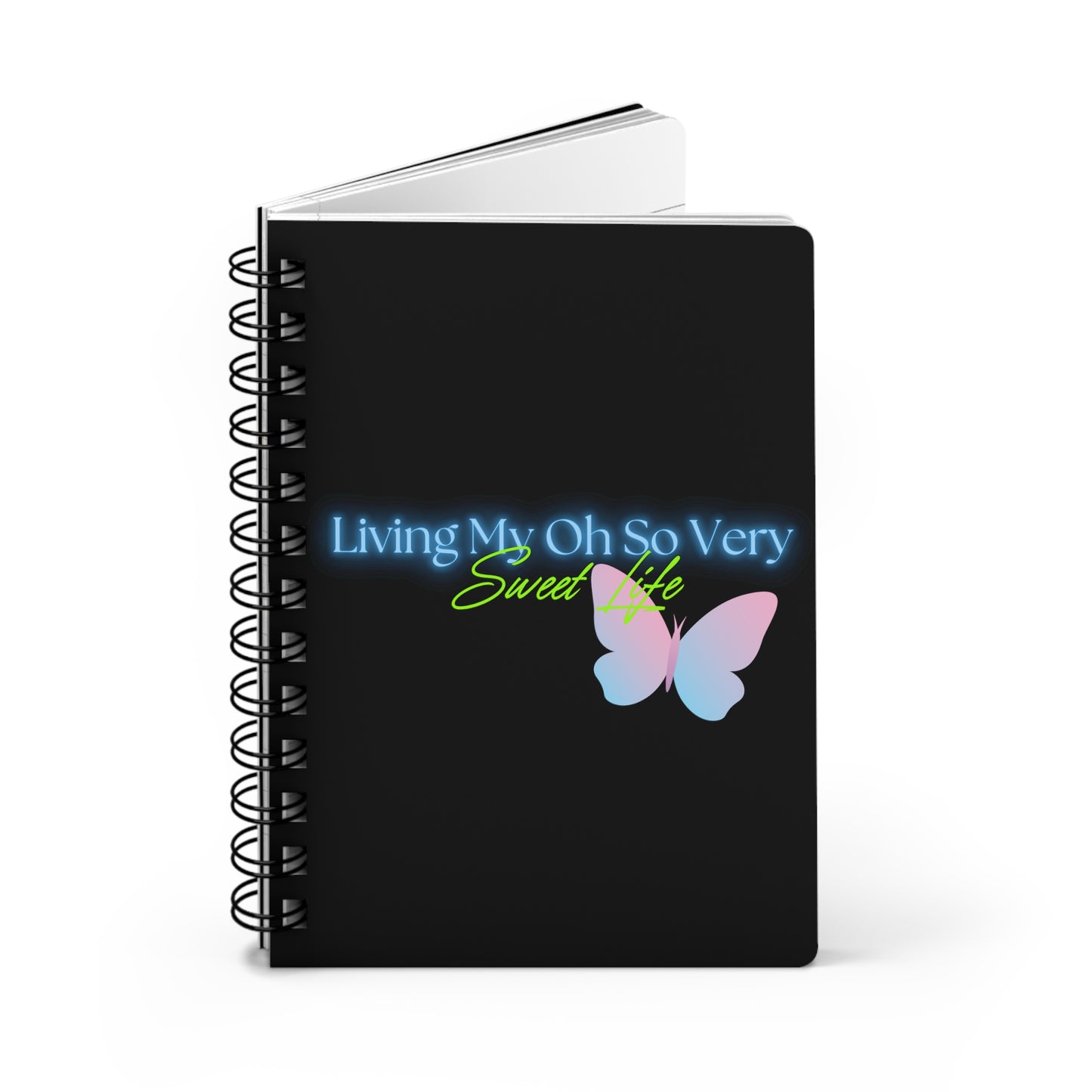 Living My Oh So Very Sweet Life | Glossy Spiral Bound Journal | Xoxo Market