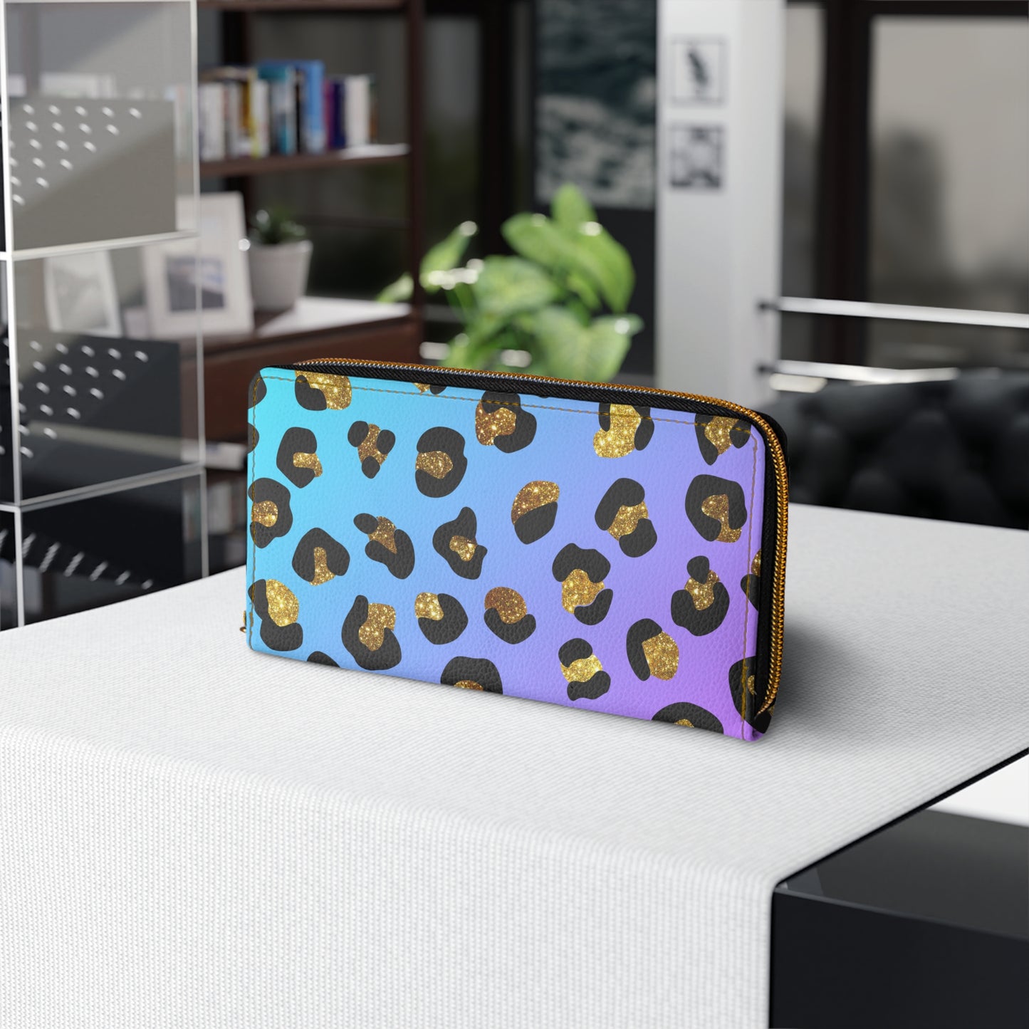"Aqua" Zipper Wallet | Xoxo Market