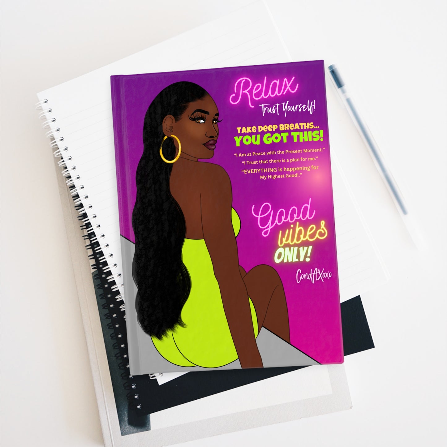 "Hope" You Got This! HOMEGIRL Hardcover Journal - Blank | Xoxo Market