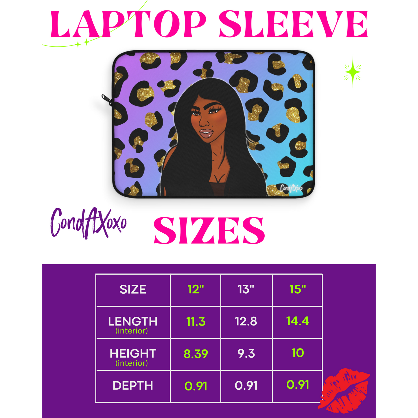 "Sonia" Homegirl Laptop Sleeve | Xoxo Market