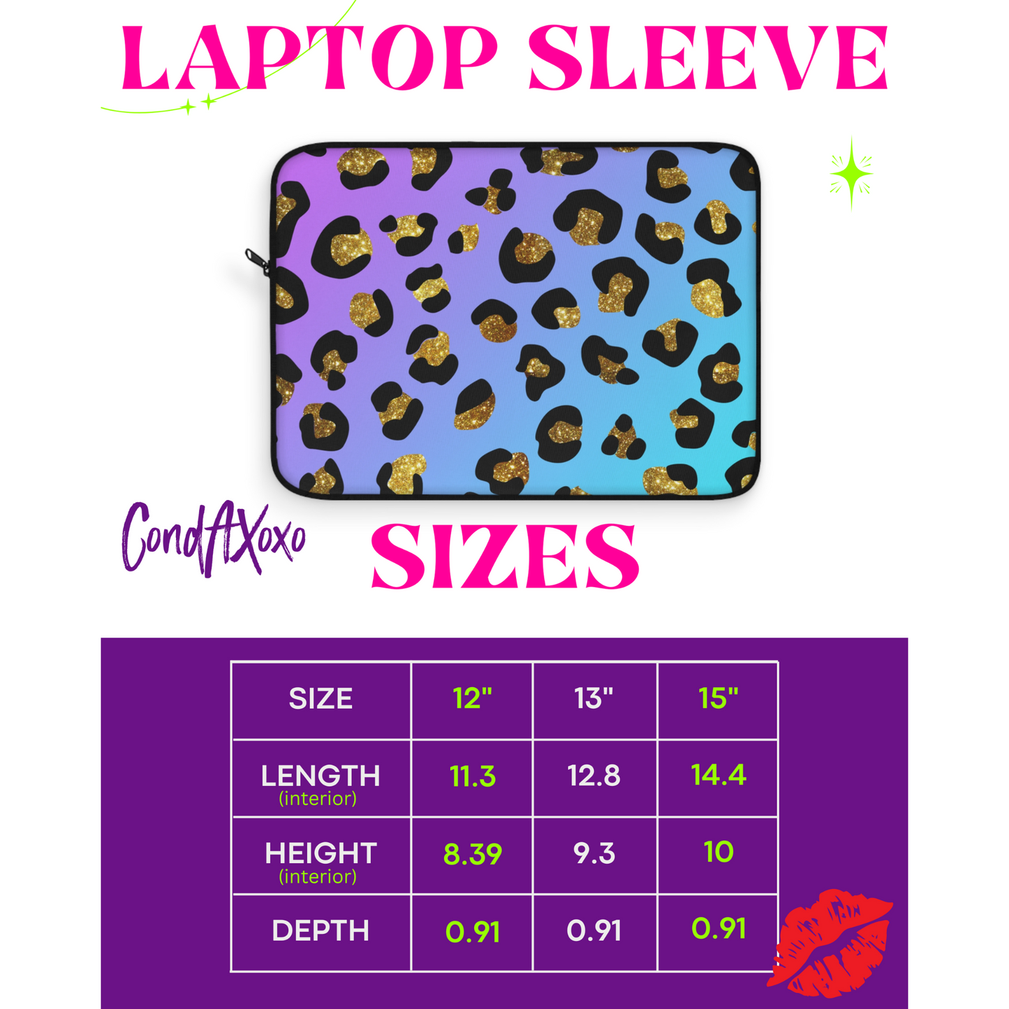"AQUA" Laptop Sleeve | Xoxo Market