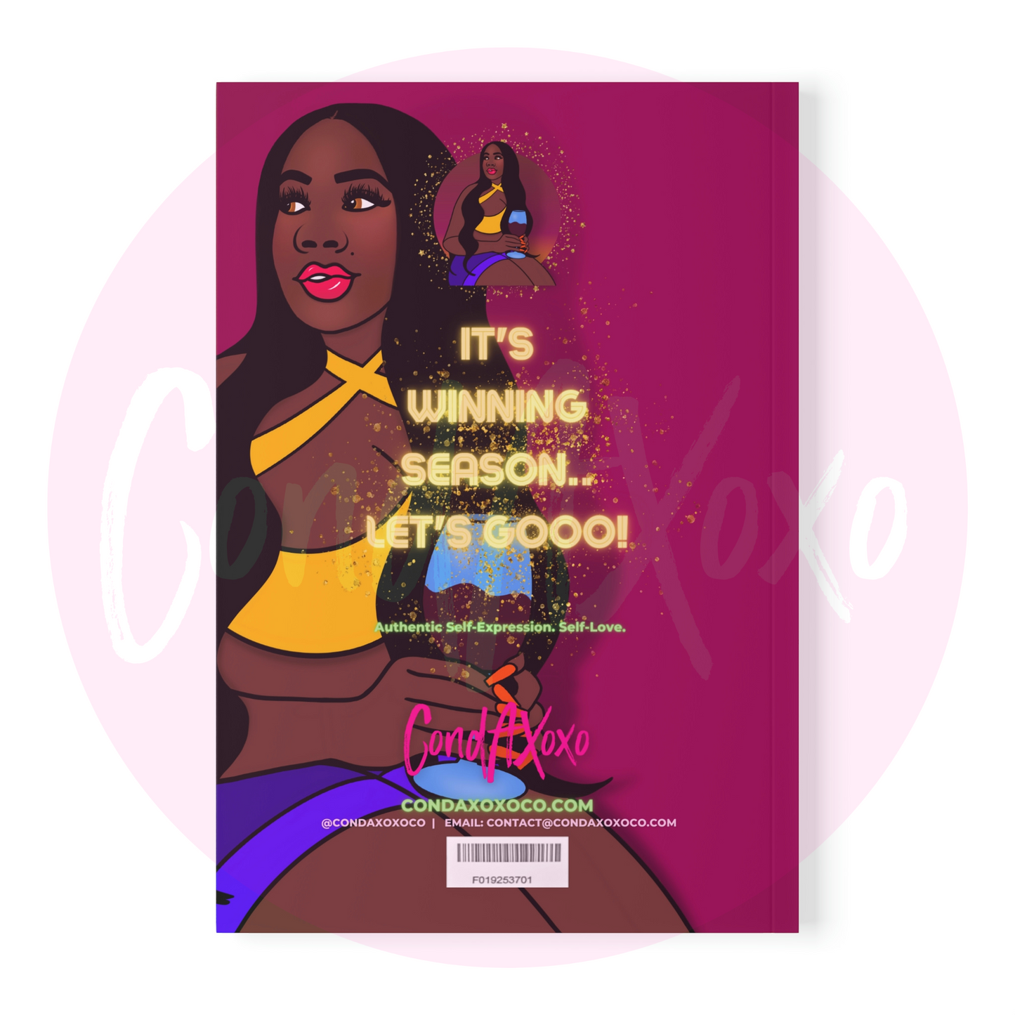 "Post Your Gawd Damn Sh*t!" Gem Drop Series -A5 Softcover Lined Journal | Xoxo Market