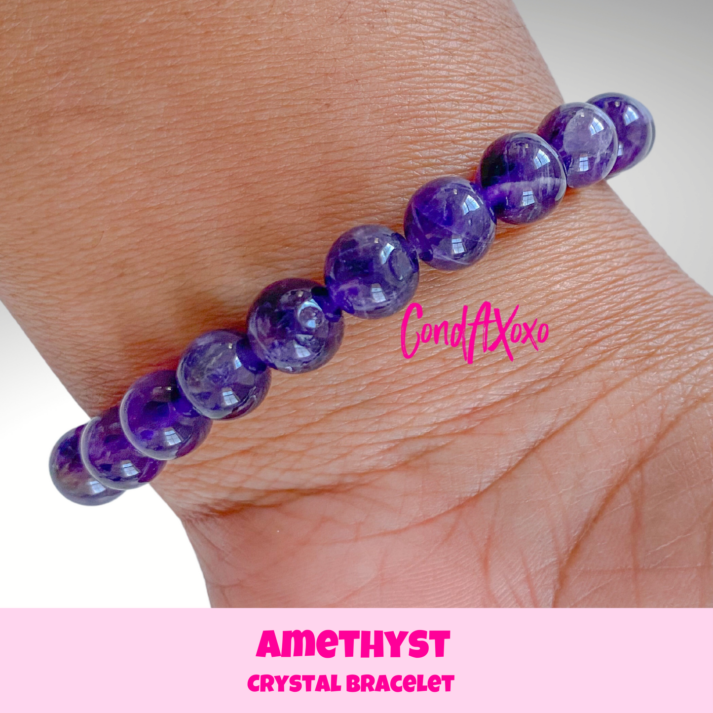 Amethyst Crystal Bracelet