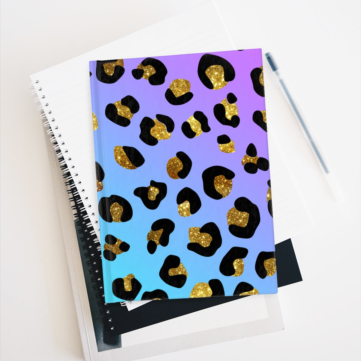 "AQUA" Hardcover Journal-Blank