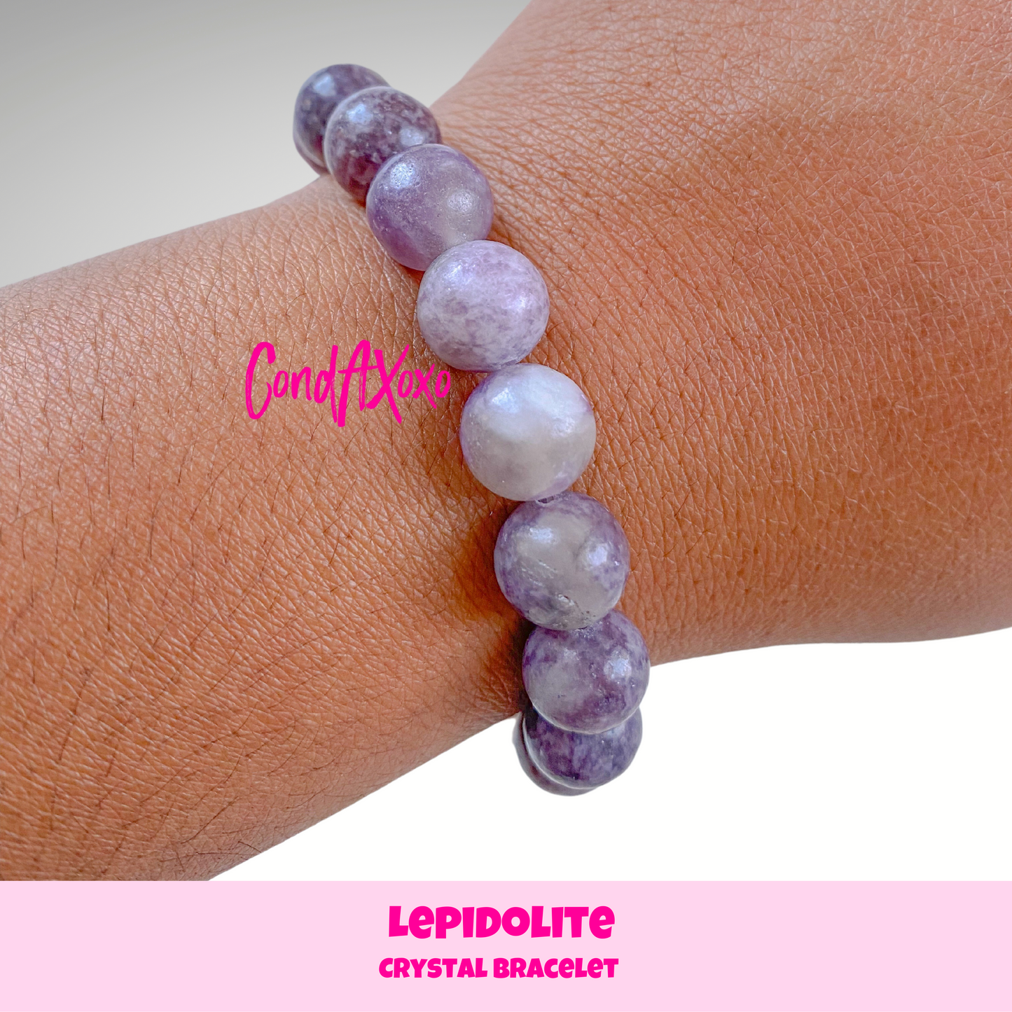Lepidolite Crystal Bracelet
