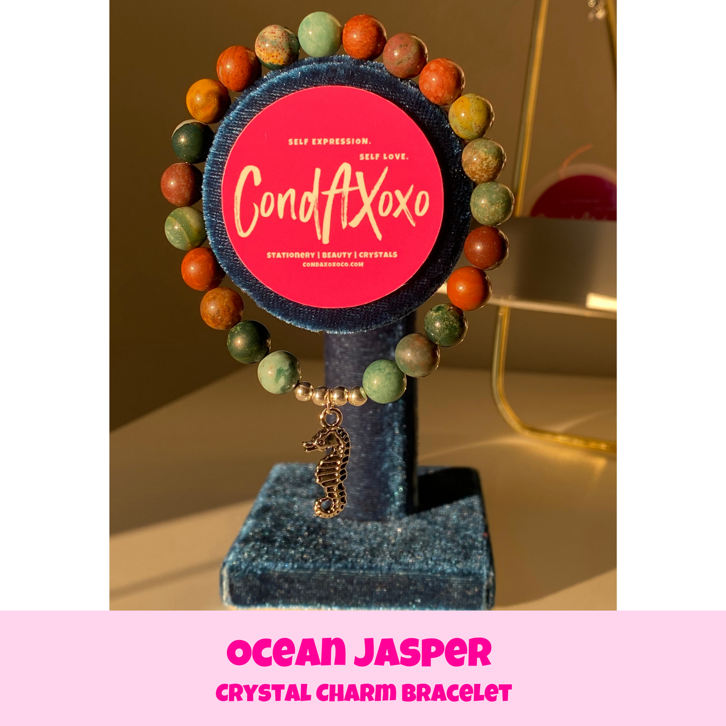 Ocean Jasper Crystal Bracelet