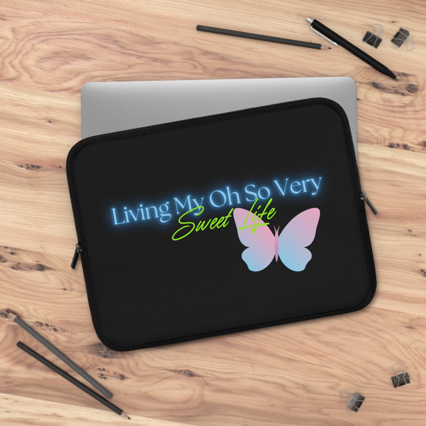 Living My Oh So Very Sweet Life Laptop Sleeve Xoxo Market