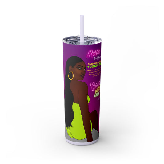 "You've Got This!" Skinny Tumbler with Straw | 20oz