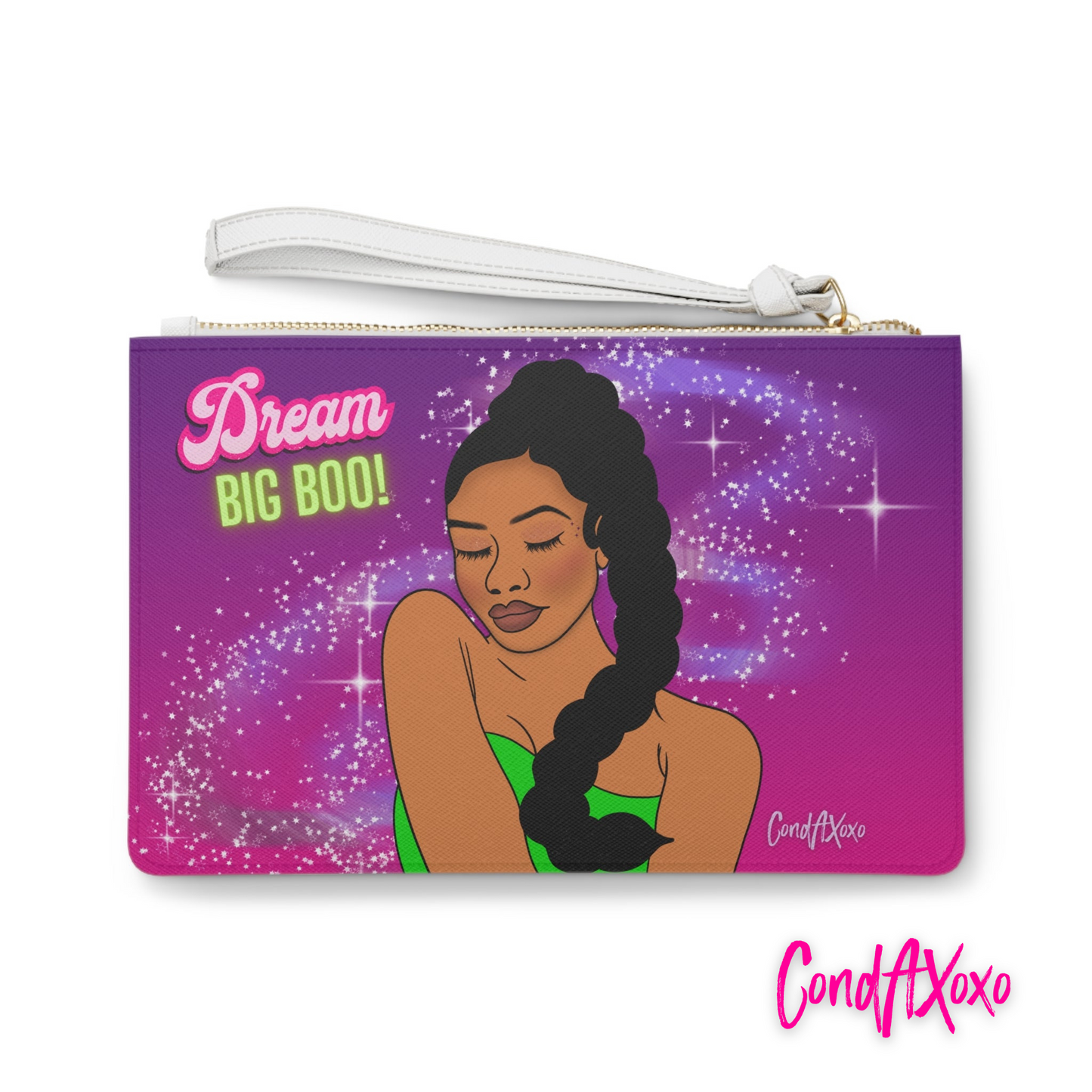 "Dream" Big Boo! HOMEGIRL Grab-N- Go! Clutch | Xoxo Market