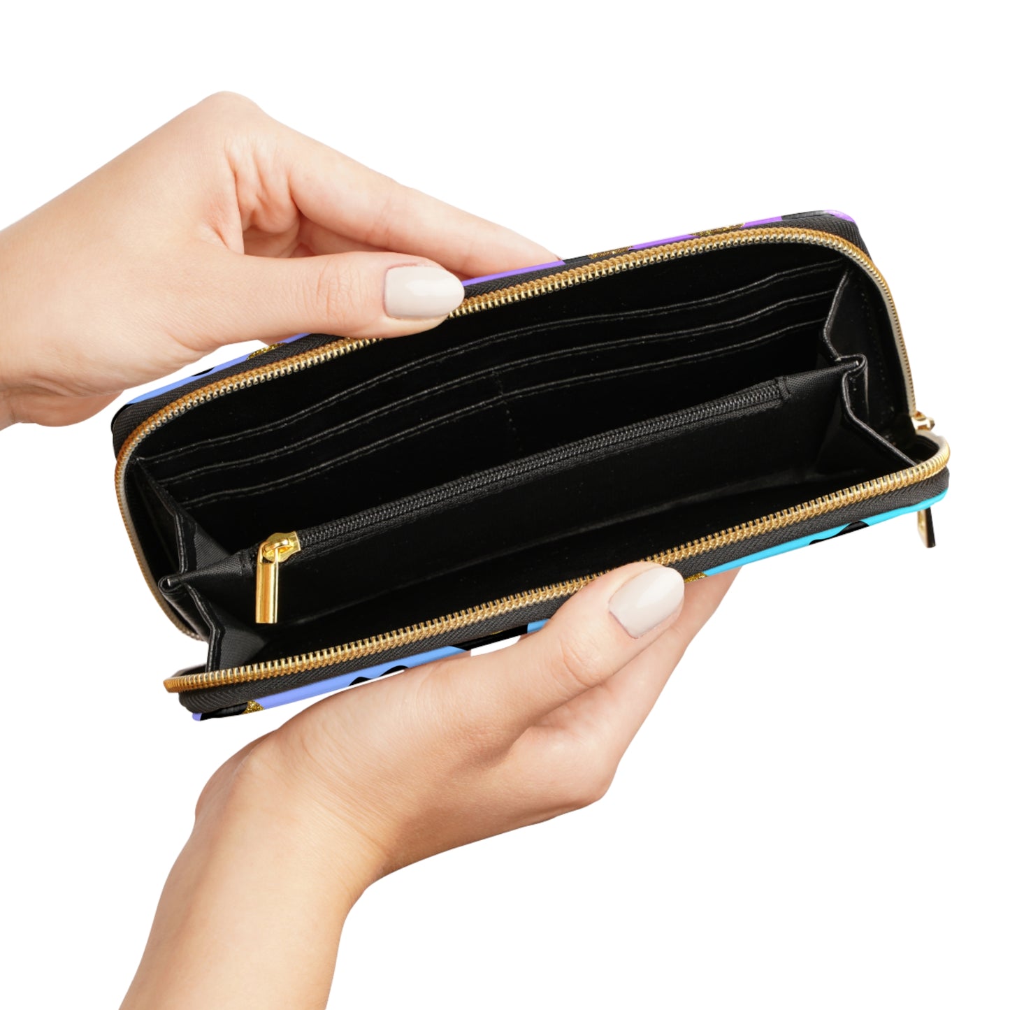 "Aqua" Zipper Wallet | Xoxo Market