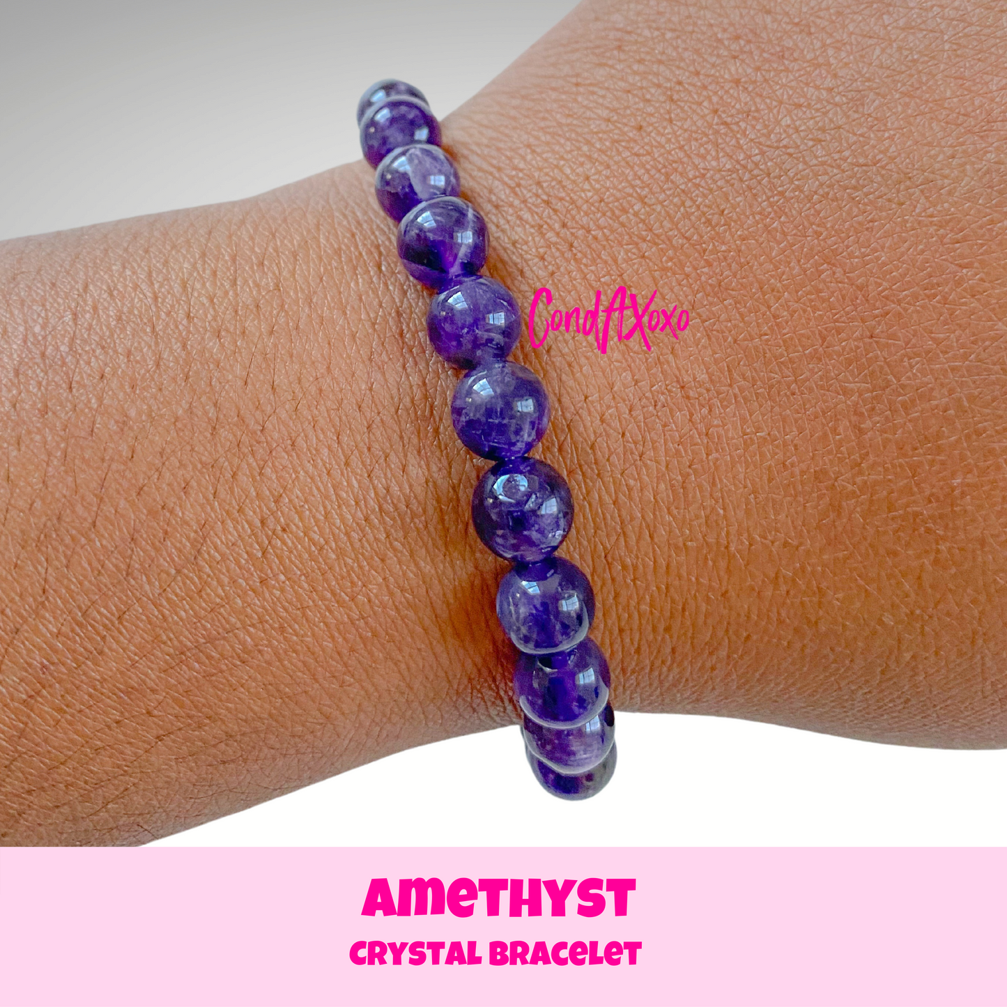 Amethyst Crystal Bracelet