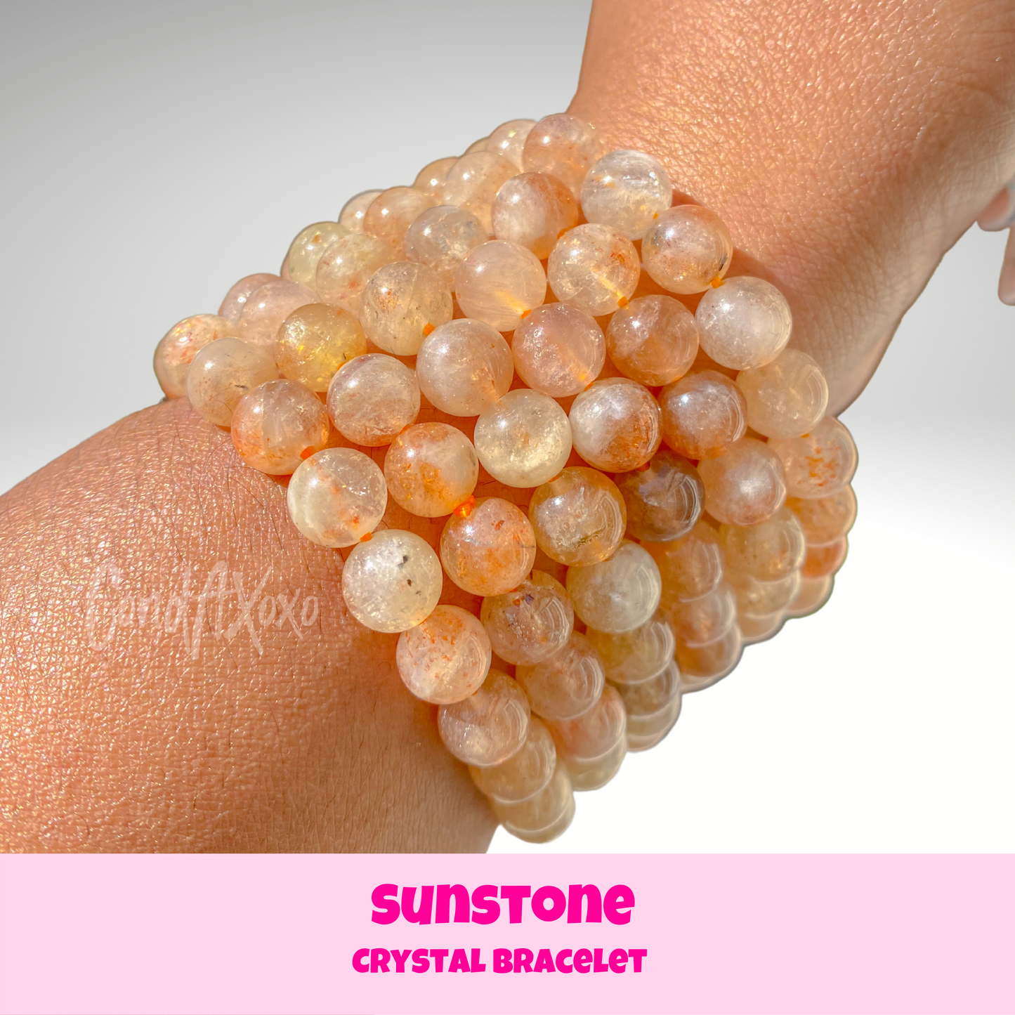 Sunstone Crystal Bracelet