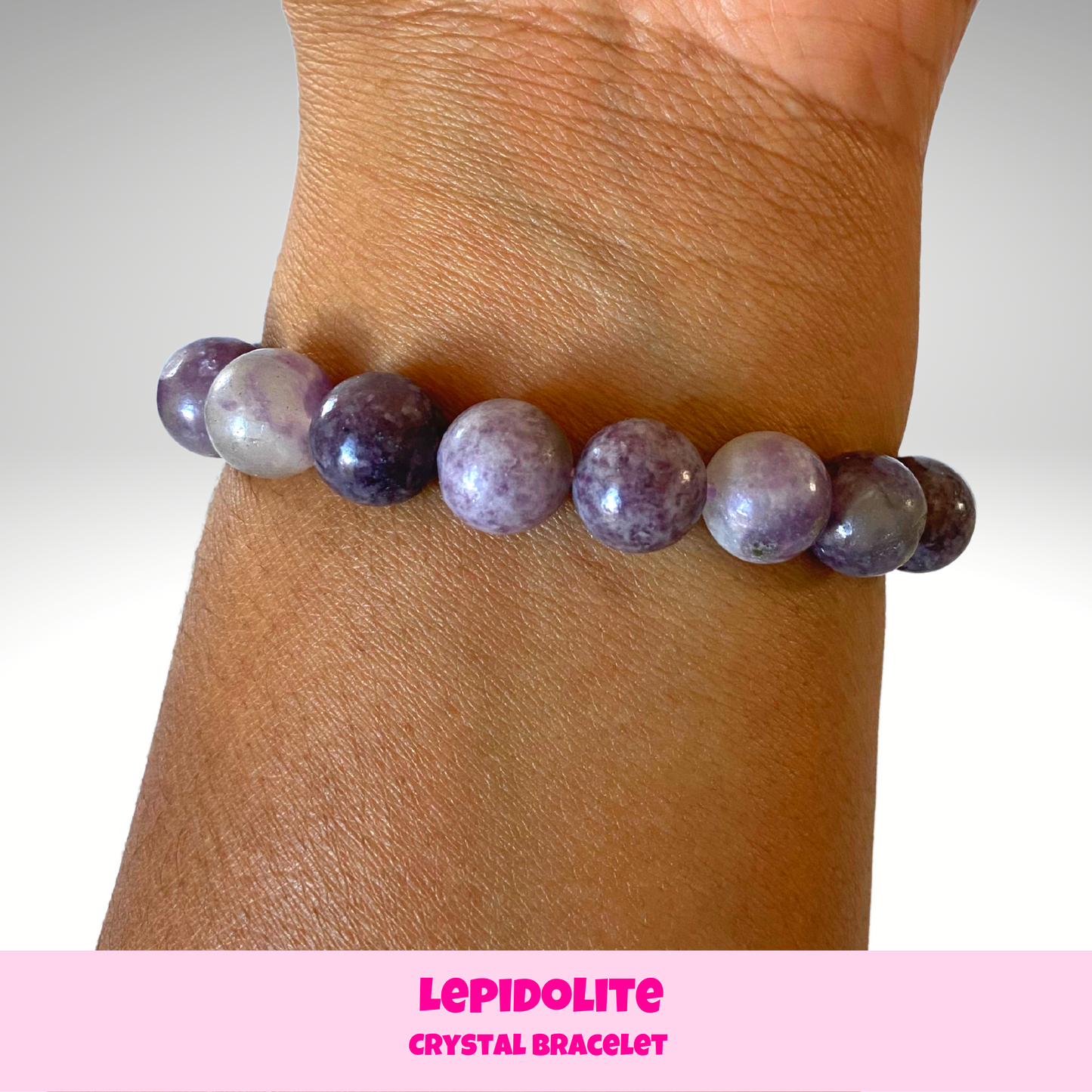 Lepidolite Crystal Bracelet